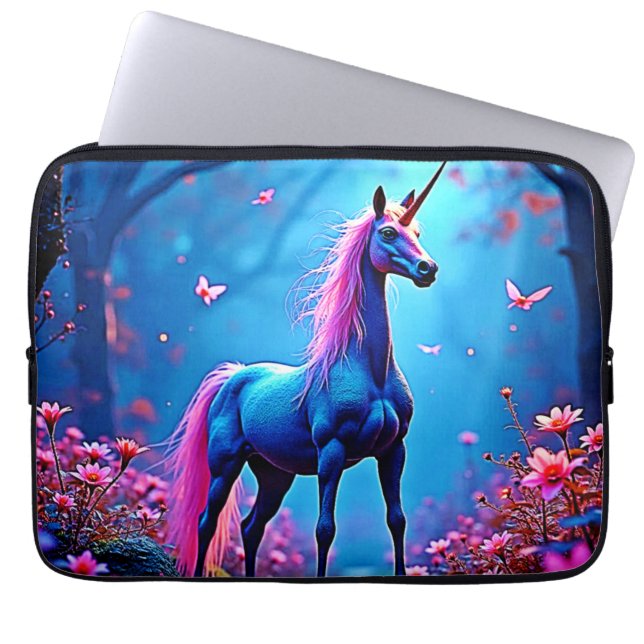 Funda Para Portátil Mystical Fantasy Unicorn Art (Frente)