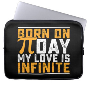 Funda Para Portátil Nacida El Día De Pi Mi Amor Es Infinito Matemática