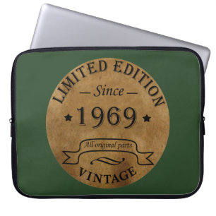 Funda Para Portátil Nacido en 1969, cumpleaños vintage