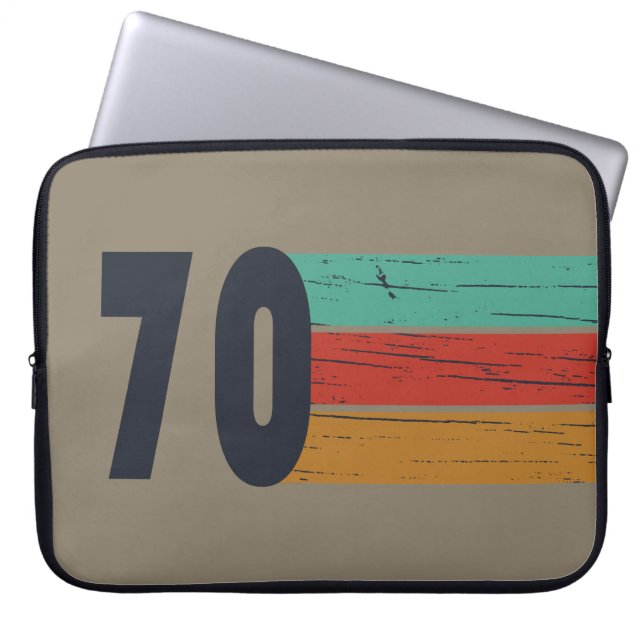 Funda Para Portátil Nacido en 1970 como regalo de cumpleaños (Frente)