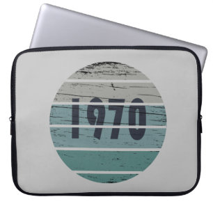 Funda Para Portátil Nacido en 1970 como regalo de cumpleaños