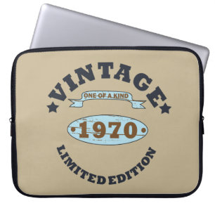 Funda Para Portátil Nacido en 1970 como regalo de cumpleaños
