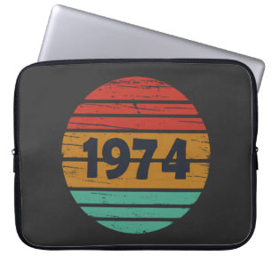 Funda Para Portátil Nacido en 1974 como regalo de cumpleaños vintage