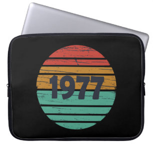 Funda Para Portátil Nacido en 1977 como regalo de cumpleaños vintage