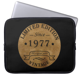 Funda Para Portátil Nacido en 1977, es un cumpleaños vintage