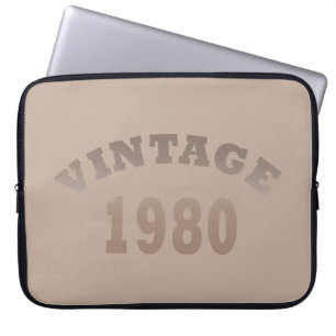 Funda Para Portátil Nacido en 1980 como regalo de cumpleaños