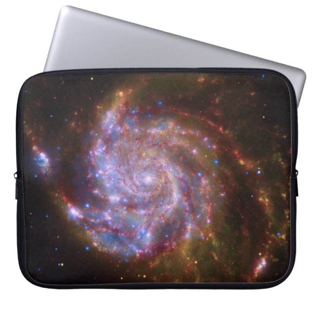 Funda Para Portátil Nacimiento estelar en el volante: Galaxia M101 (Frente)