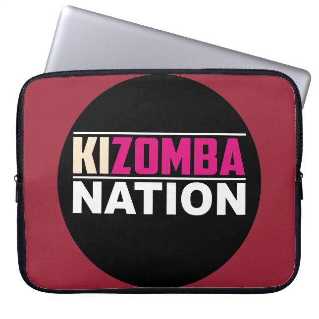 Funda Para Portátil Nación de Kizomba (Frente)