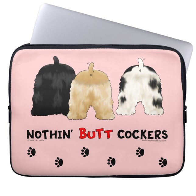 Funda Para Portátil Nada empalma cocker (Frente)