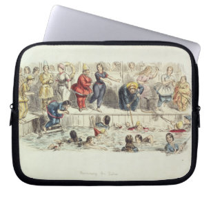 Funda Para Portátil Nadando para las señoras, 1844 (litho)