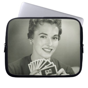 Funda Para Portátil Naipes de la mujer