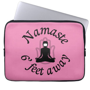 Funda Para Portátil Namaste a 6 pies de distancia