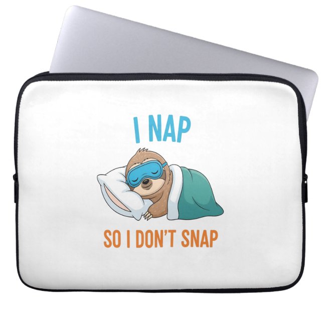 Funda Para Portátil Nap para que no me muevas. (Frente)