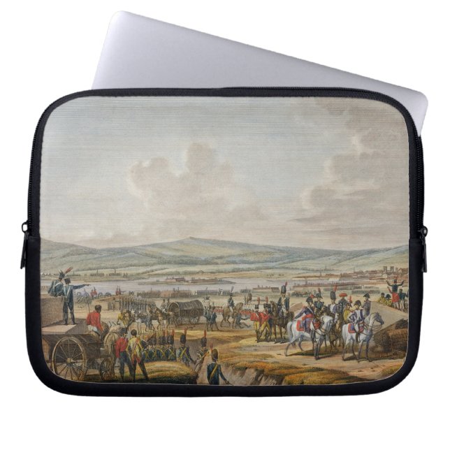 Funda Para Portátil Napoleon que visita el cerco trabaja en Danzig (Frente)