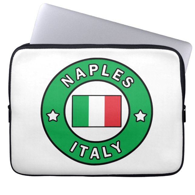 Funda Para Portátil Nápoles Italia (Frente)