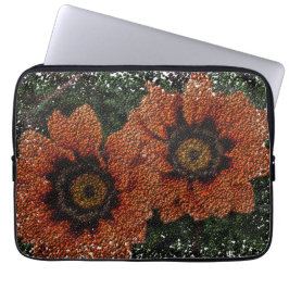 Funda Para Portátil Naranja Daisy Balls Portátil Sleeve