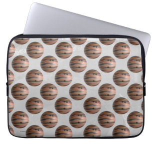 Funda Para Portátil Naranja de Bowling Ball Tiger