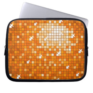 funda para portátil Naranja Disco Tiles de 10 pulg