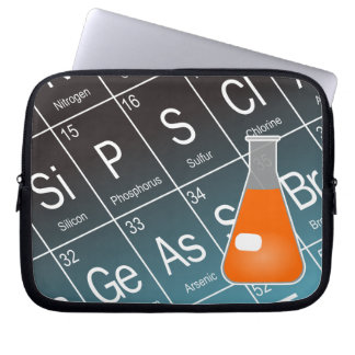 Funda Para Portátil Naranja Erlenmeyer (Cónica) Química del matraz