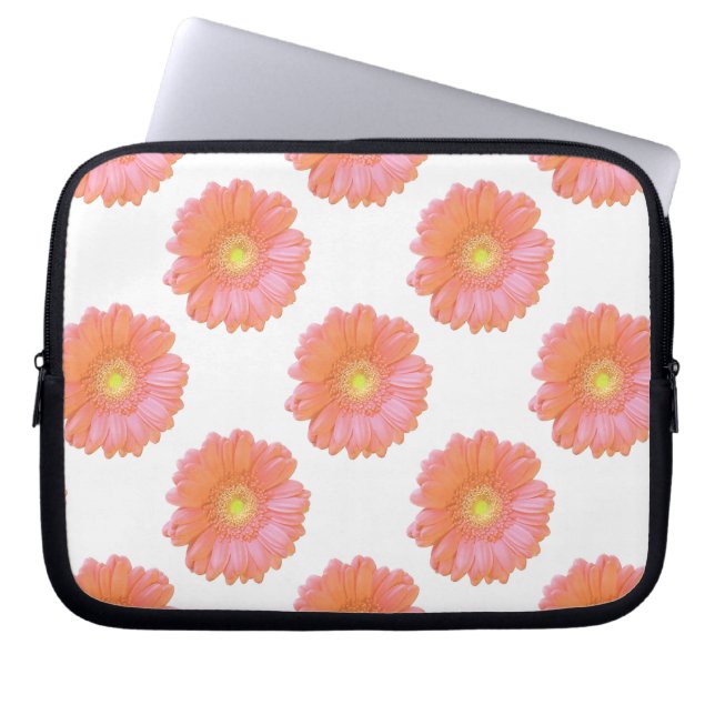 Funda Para Portátil Naranja gerbera daisy (Frente)