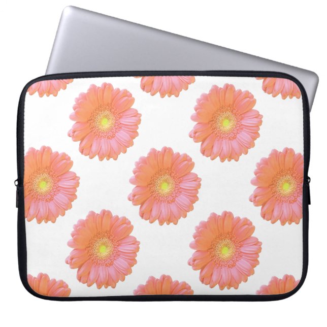 Funda Para Portátil Naranja gerbera daisy (Frente)