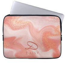 Naranja Peach Purpurina de oro Personalizable de m