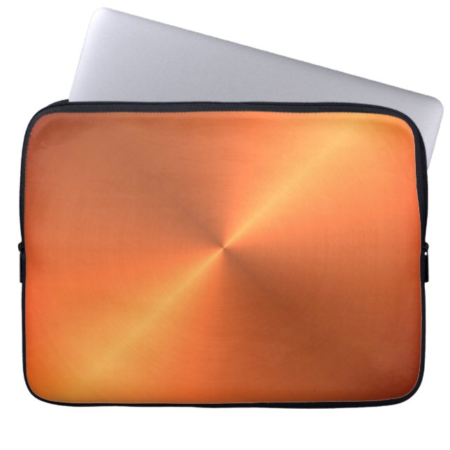 Funda Para Portátil Naranja Rust Shine (Frente)