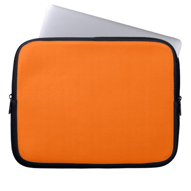 Funda Para Portátil Naranja sólido (Frente)