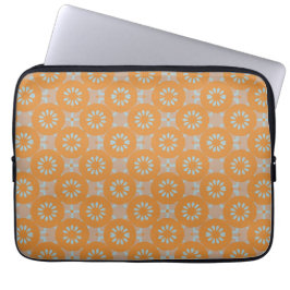 Funda Para Portátil Naranja y melocotón apagados
