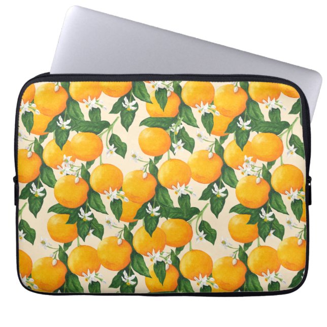 Funda Para Portátil Naranjas (Frente)