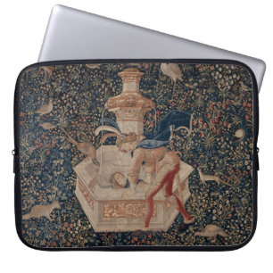 Funda Para Portátil Narciso en el Pozo, Tapiz Medieval