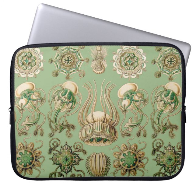 Funda Para Portátil Narcomedusae de Ernst Haeckel (Frente)