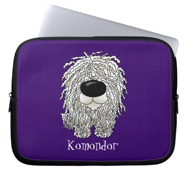 Funda Para Portátil Nariz grande Komondor (Frente)