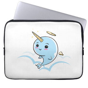 Funda Para Portátil Narwhal Angel Cutie