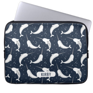 Funda Para Portátil Narwhales mágicos en el espacio