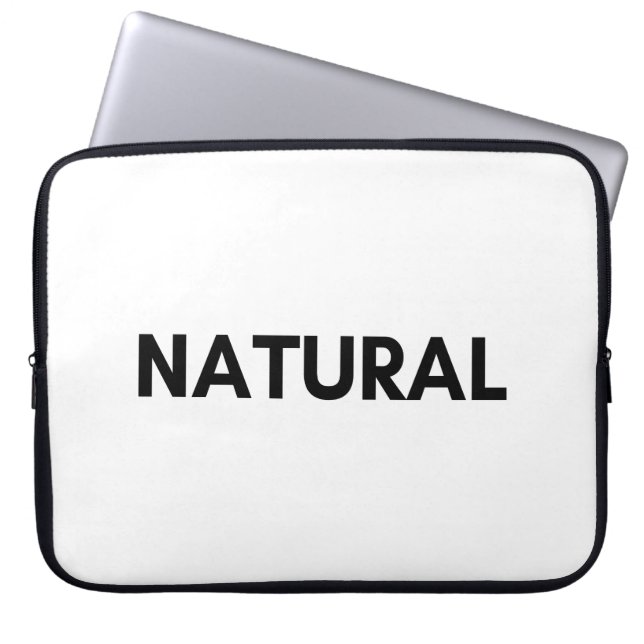 Funda Para Portátil natural (Frente)