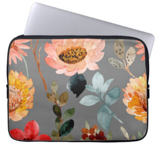 Funda Para Portátil Naturaleza coloreada de las flores acuáticas