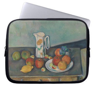 Funda Para Portátil Naturaleza muerta, jarra de leche y frutas en una