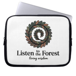 Funda Para Portátil Nature Spiral Artwork & Wisdom Quote