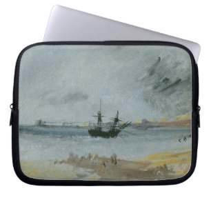 Funda Para Portátil Nave encallada, bergantín de José Mallord