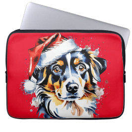 Funda Para Portátil Navidades adorables cachorros