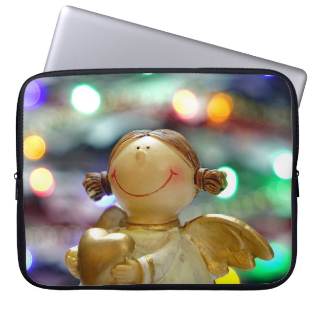 Funda Para Portátil Navidades Angel (Frente)