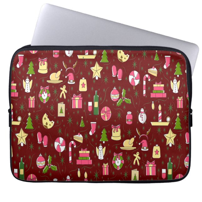 Funda Para Portátil Navidades Candy (Frente)