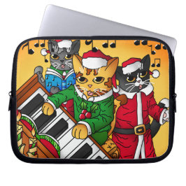 Funda Para Portátil Navidades Carol Cats