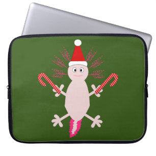 Funda Para Portátil Navidades de Cute Axolotl