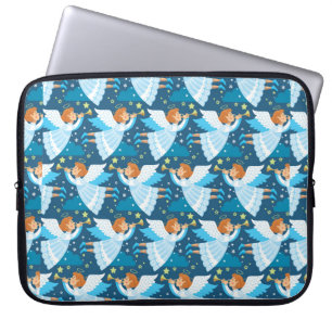 Funda Para Portátil Navidades de la parafernalia. Ilustracion