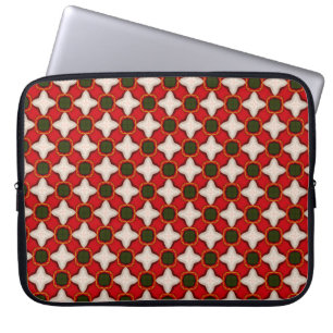 Funda Para Portátil navidades de lana y fieltro fondo de la geomet