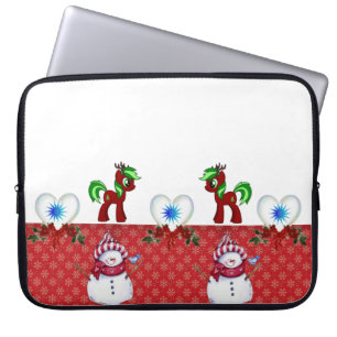 Funda Para Portátil Navidades de Neoprene Mangas de ordenador portátil