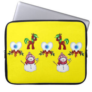 Funda Para Portátil Navidades de Neoprene Mangas de ordenador portátil