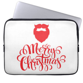 Funda Para Portátil Navidades diseñan barba Santa